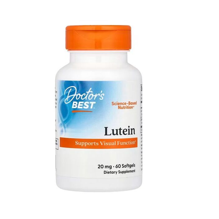Doctor's Best - Lutein with FloraGLO, 20mg - 60 softgels