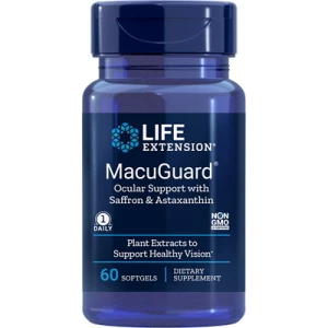 MacuGuard Ögonvård med saffran och astaxantin – 60 mjuka kapslar – Viking Supplements