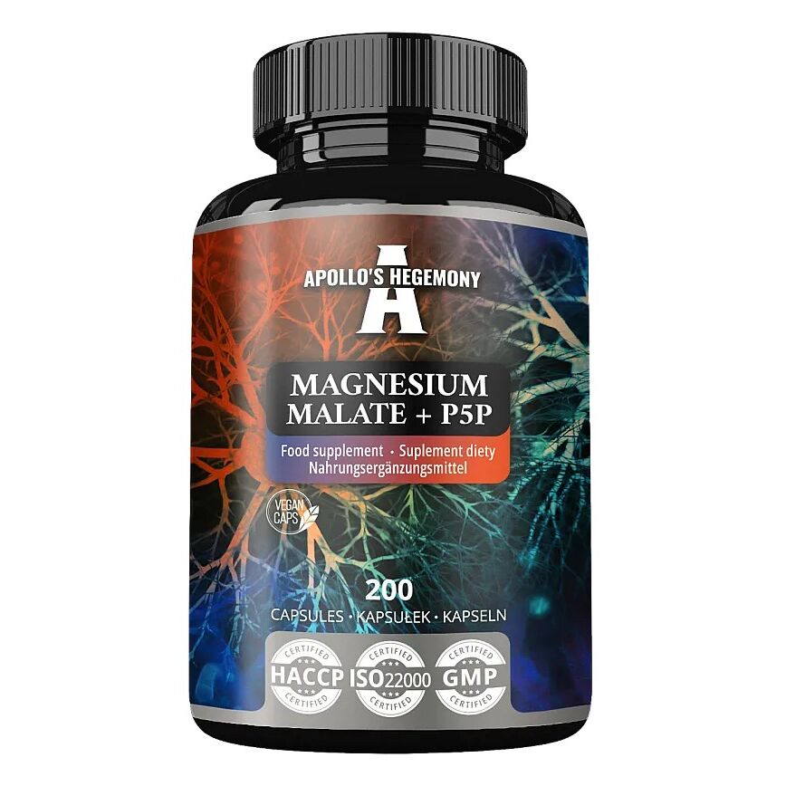 Magnesium Malate + P5P - 200 caps - Viking Supplements