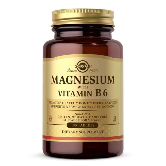 Magnesium med B6-vitamin – 100 tabletter – Viking Supplements