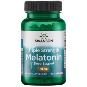 Melatonin, tre gånger så stark, 10 mg – 60 kapslar – Viking Supplements