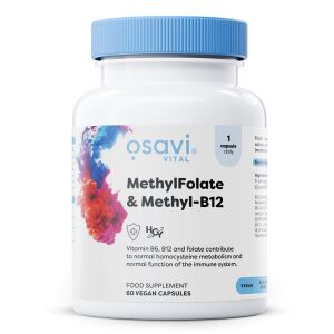 Metylfolat & metyl-B12 – 60 veganska kapslar – Viking Supplements