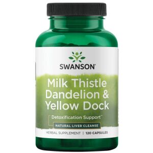 Mjölktistel, maskros och gul dock – 120 kapslar – Viking Supplements