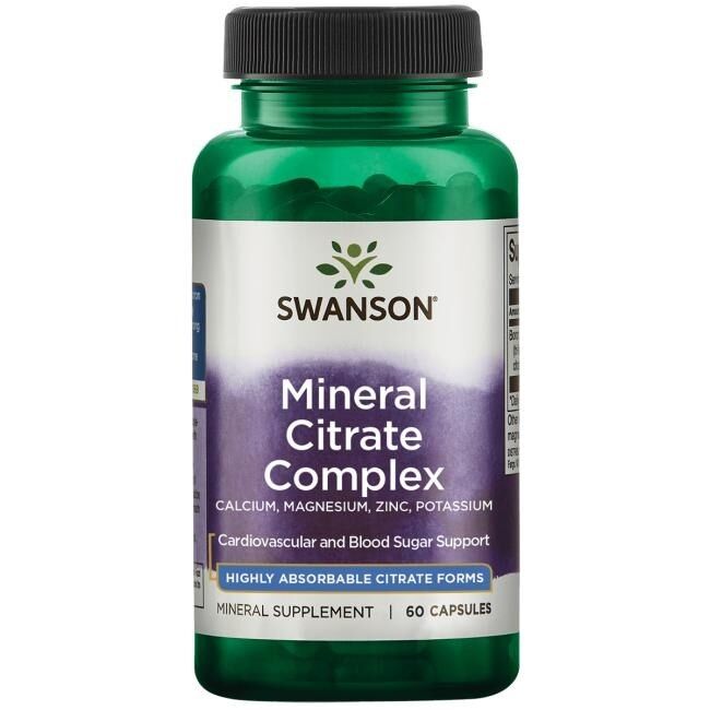 Mineral- och citratkomplex – 60 kapslar – Viking Supplements