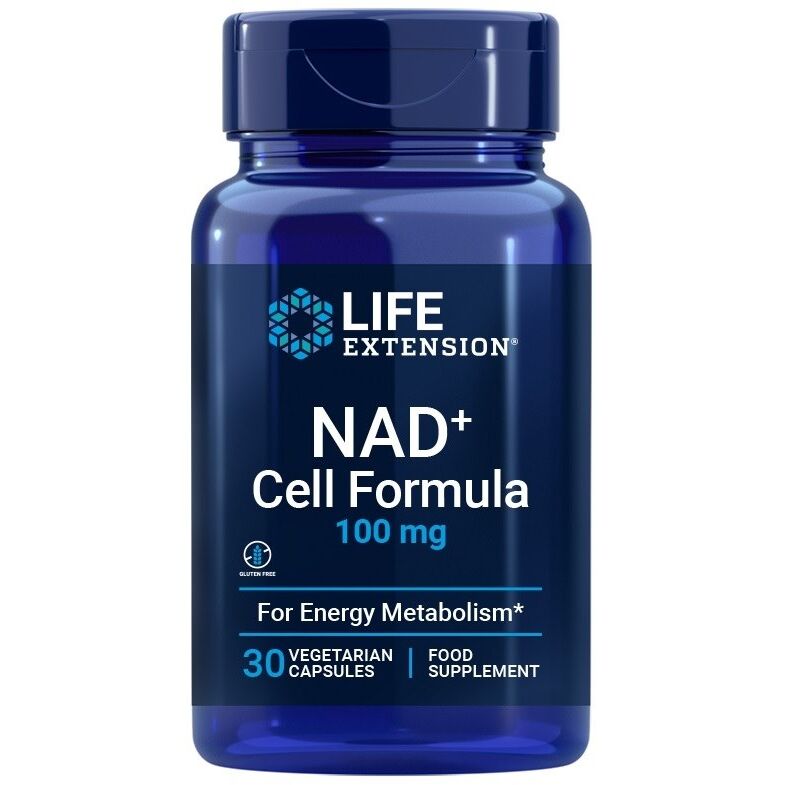 NAD+ Cell Formula 100 mg Life Extension 30 vegetariske kapsler billede