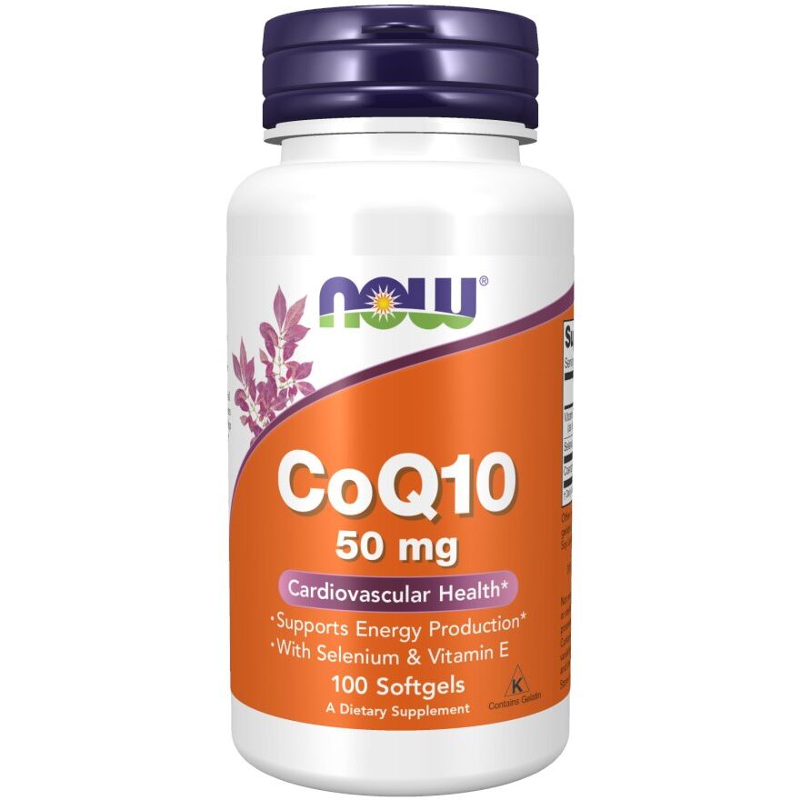 NOW FOODS CoQ10 50 mg (100 kapslar) – Viking Supplements
