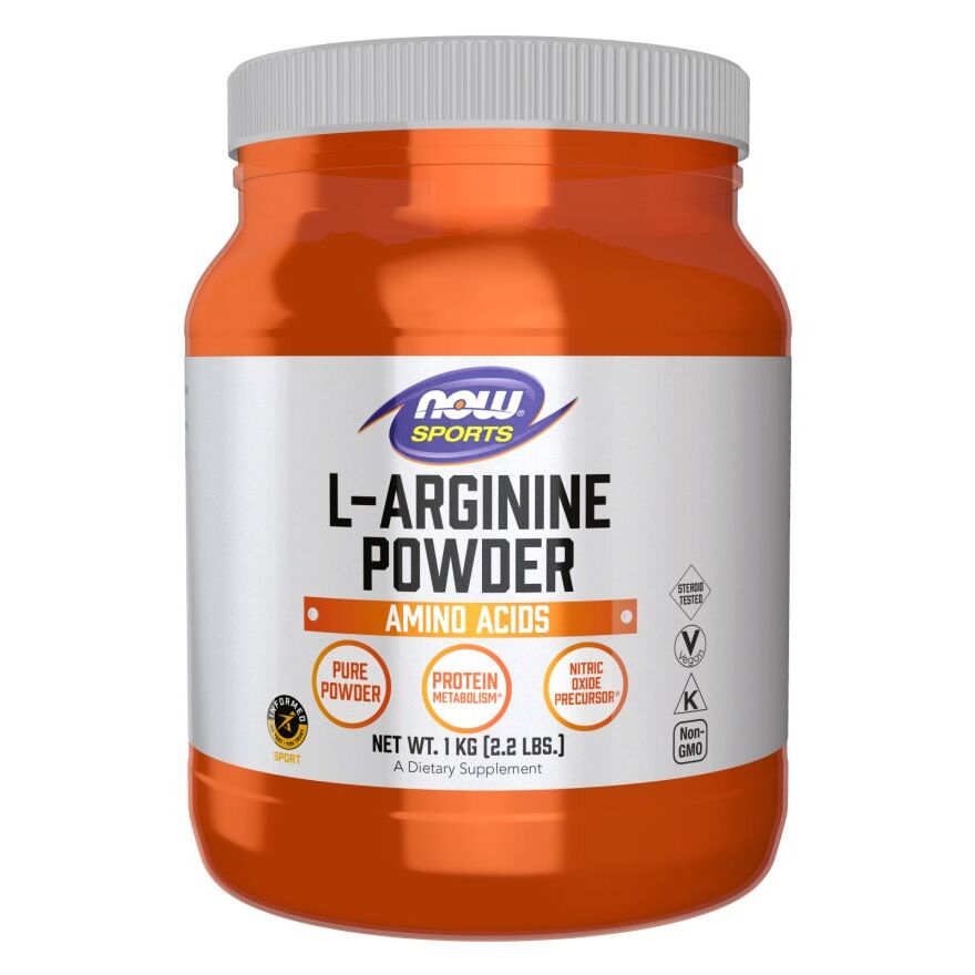 NOW FOODS L-arginin (1000 g / 2,2 lbs.) – Viking Supplements