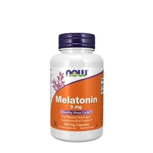 NOW Melatonin 5 mg (180 vegetabiliska kapslar) – Viking Supplements