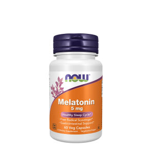 NOW Melatonin 5 mg (60 vegetabiliska kapslar) – Viking Supplements