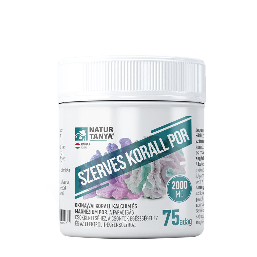 Natur Tanya Szerves Korall Por (75 Servings) - Viking Supplements
