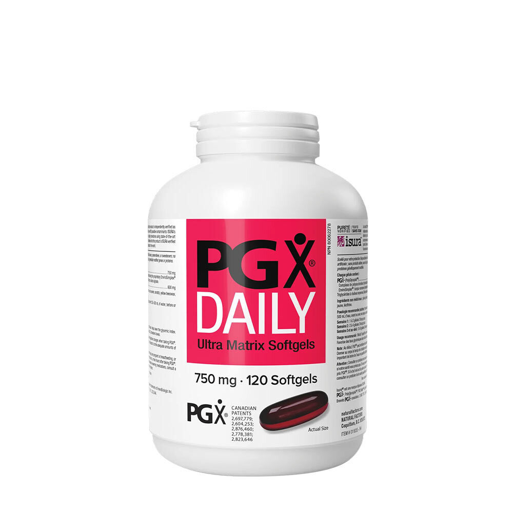Natural Factors PGX Daily Ultra Matrix 750 mg (120 mjuka gelkapslar) – Viking Supplements