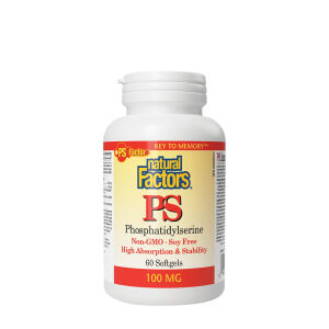 Natural Factors PS FOSFATIDYLSERIN 100 MG (60 mjuka gelkapslar) – Viking Supplements