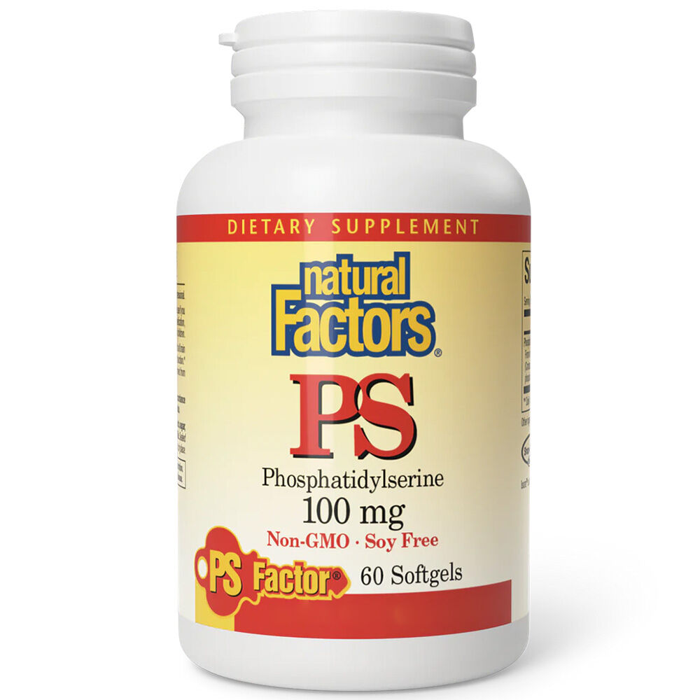 Natural Factors PS Phosphatidylserine 100mg 60 soft capsules - Viking Supplements