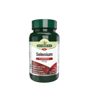 Natures Aid Selen 200 mcg (90 tabletter) – Viking Supplements