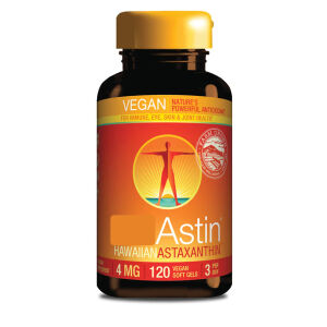 Nutrex Vegan Astin Hawaiian Astaxanthin 4 mg, 120 vegetabiliska mjuka kapslar – Viking Supplements