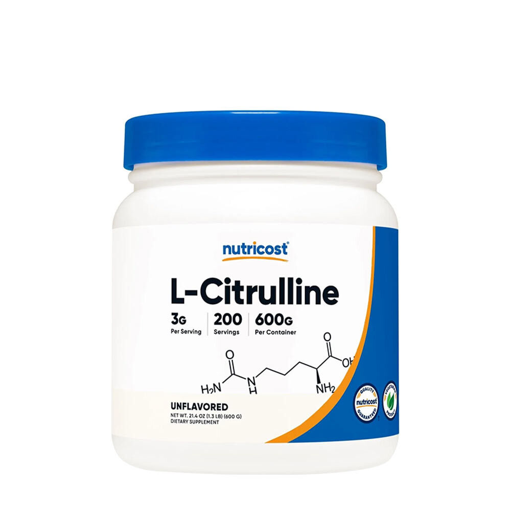 Nutricost L-citrullin (bas) i pulverform (600 g) – Viking Supplements