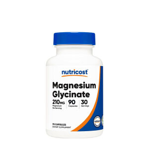 Nutricost Magnesiumglycinat 210 mg (90 kapslar) – Viking Supplements