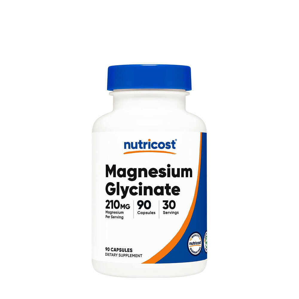 Nutricost Magnesiumglycinat 210 mg (90 kapslar) – Viking Supplements