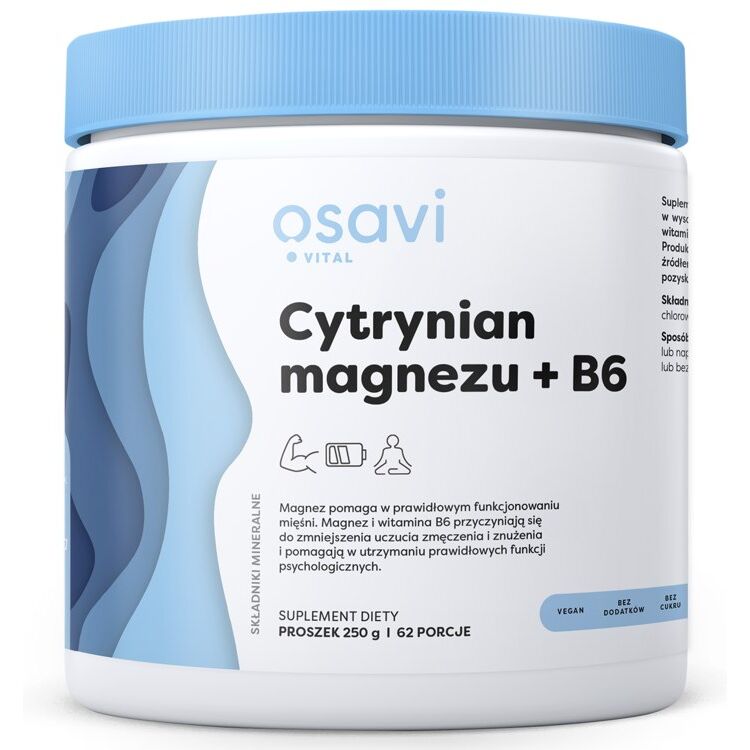 OSAVI Magnesiumcitrat + B6 (250 g) - Viking Supplements
