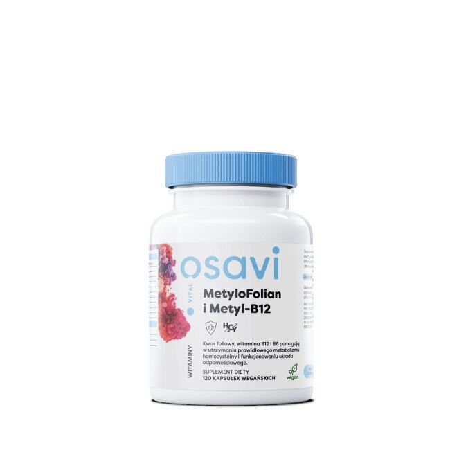 Osavi - Methylfolate & Metyl-B12 120 vcaps