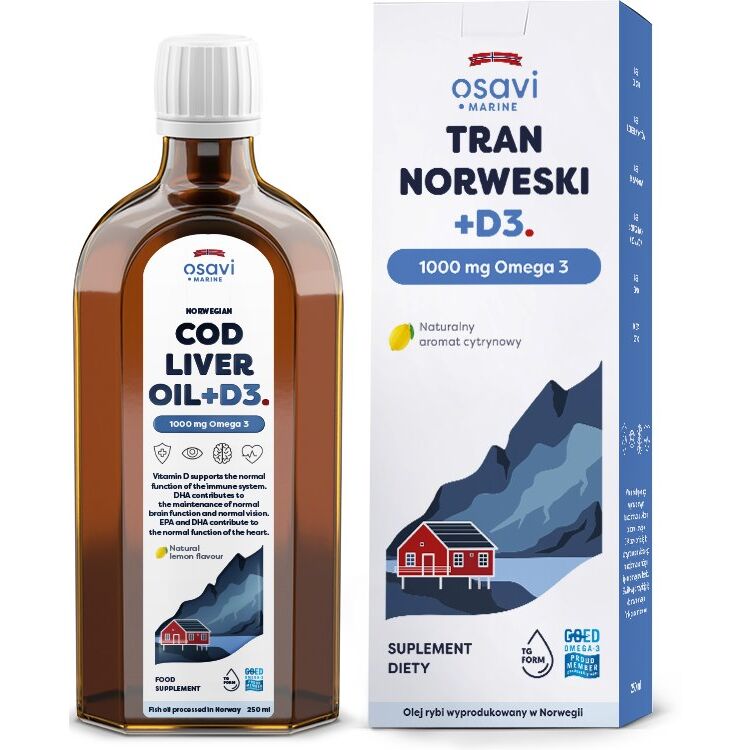 OSAVI norsk torskleverolja +D3
