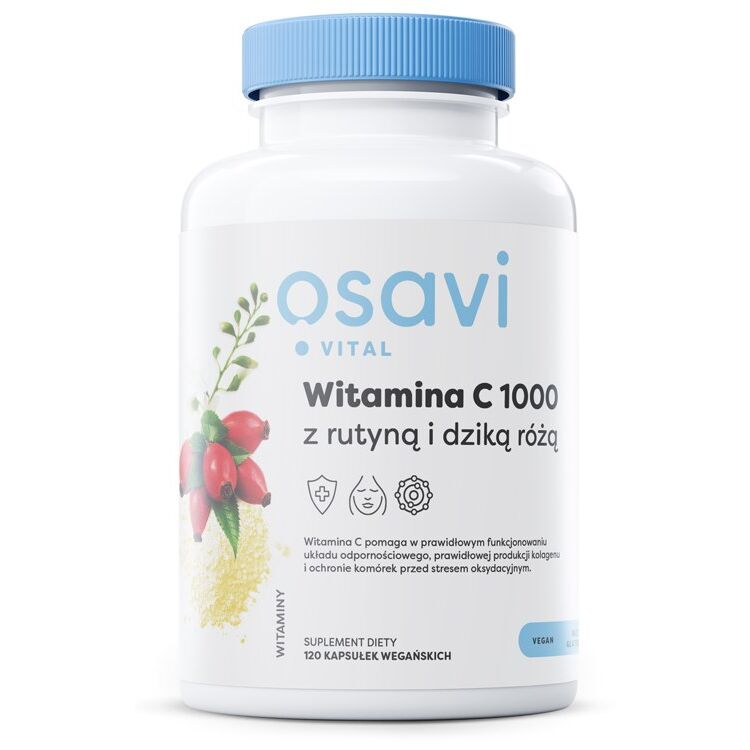 OSAVI C-vitamin 1000 med rutin och nypon (120 vcaps) – Viking Supplements