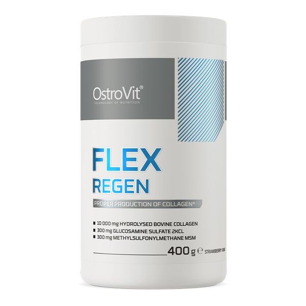 OSTROVIT Flex Regen jordgubb & kiwi (400 g) - Viking Supplements