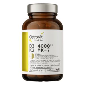OSTROVIT Pharma D3 4000 K2 MK-7 (90 tabletter) – Viking Supplements