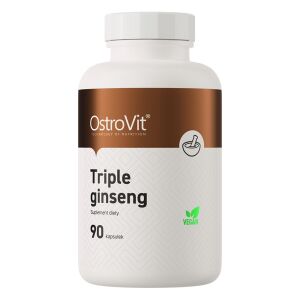 OSTROVIT Triple Ginseng VEGE (90 vegetariska kapslar) – Viking Supplements