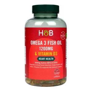 Omega-3-fiskolja 1200 mg & vitamin D3 – 120 kapslar – Viking Supplements
