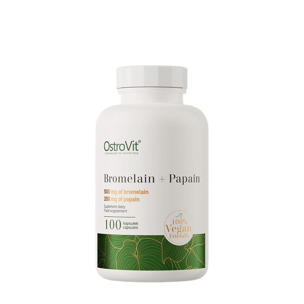 Ostrovit Bromelain + Papain 100% Vege (100 kapslar) – Viking Supplements