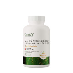 Ostrovit KSM-66 Ashwagandha® + magnesium + B6 P-5-P (90 vegetabiliska kapslar) – Viking Supplements