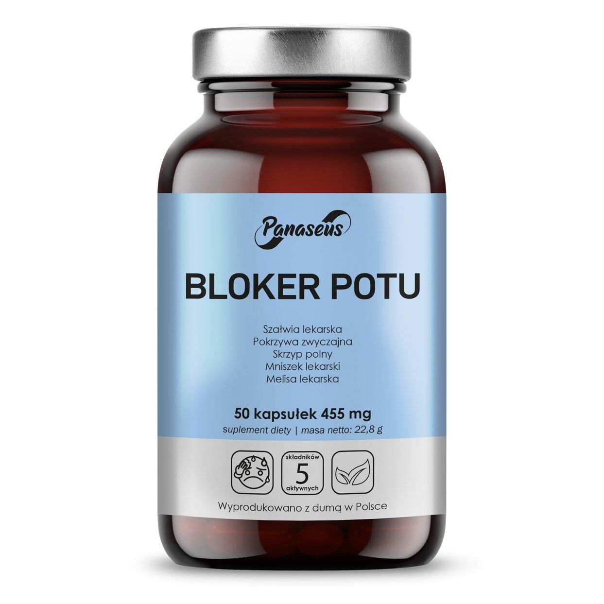 PANASEUS Svettblockerare (50 kapslar) – Viking Supplements