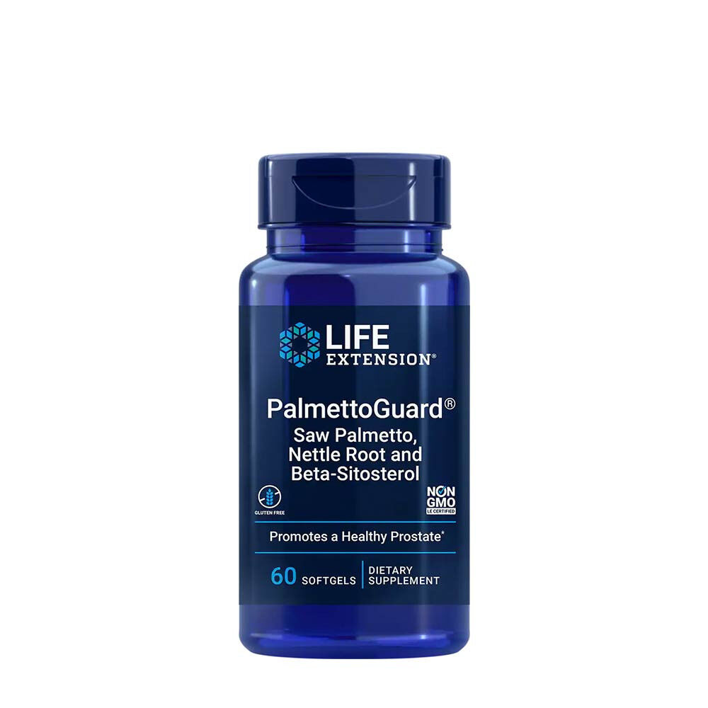PalmettoGuard Sågpalmetto/nässlorot med beta-sitosterol – 60 mjuka kapslar – Viking Supplements
