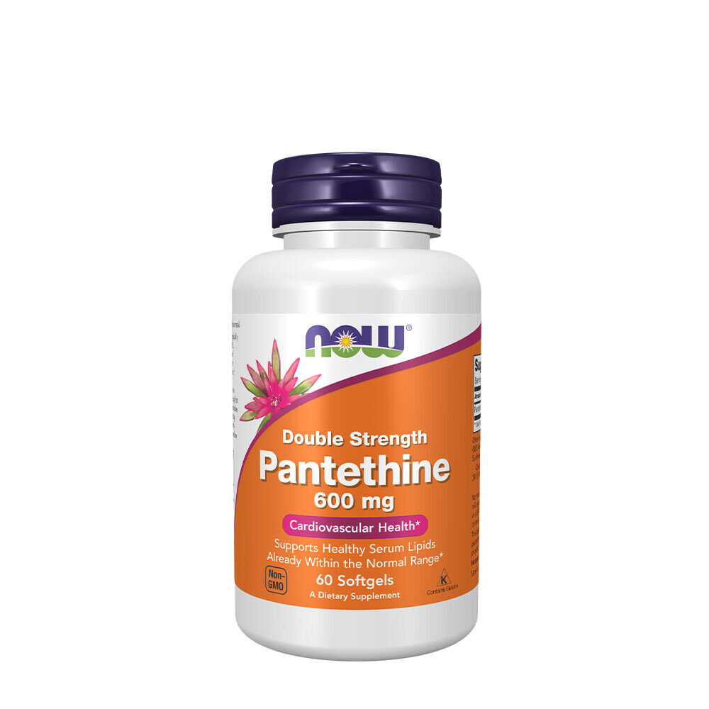 NOW Foods - Pantethine, 600mg Double Strength - 60 softgels