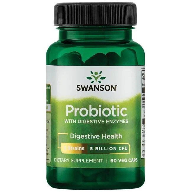 Probiotika med matsmältningsenzymer – 60 vcaps – Viking Supplements