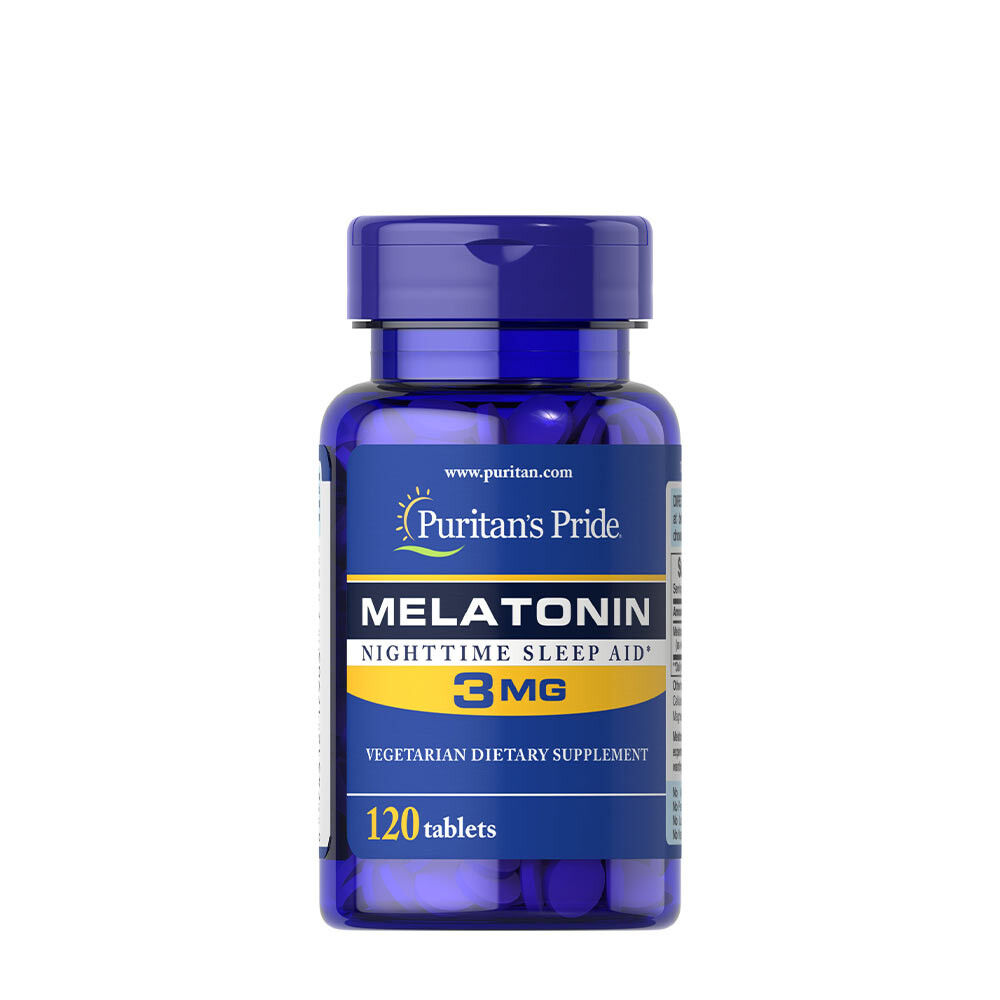 Puritans Pride Melatonin 3 mg (120 tabletter) - Viking Supplements