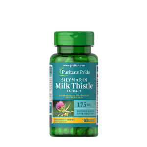 Puritan's Pride Mjölktistel, standardiserad 175 mg (silymarin) (100 kapslar) – Viking Supplements