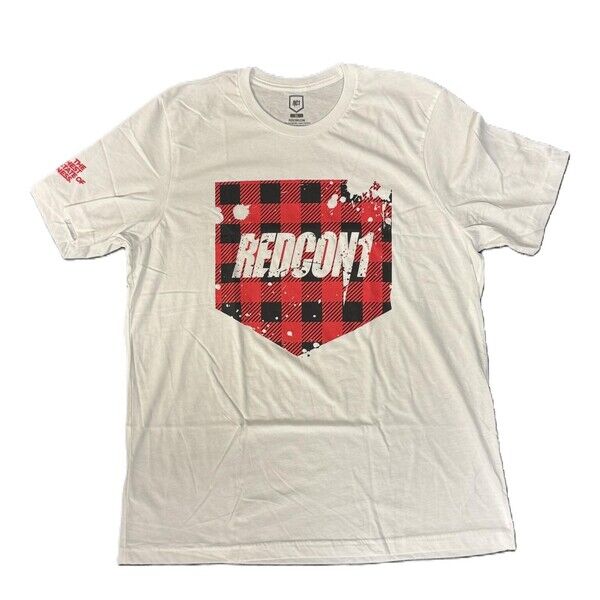 Redcon1 - Red Plaid Shield T-Shirt - Large - Viking Supplements