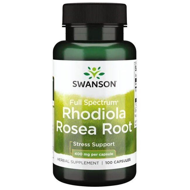 Swanson - Rhodiola Rosea Root, 400mg - 100 caps