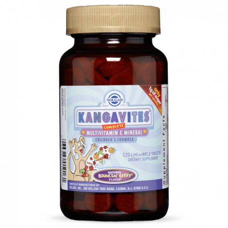 SOLGAR Kangavites Vitaminer og mineraler (120 tabletter) billede