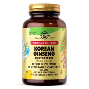 SOLGAR Koreanskt ginsengrotextrakt SFP (60 kapslar) – Viking Supplements