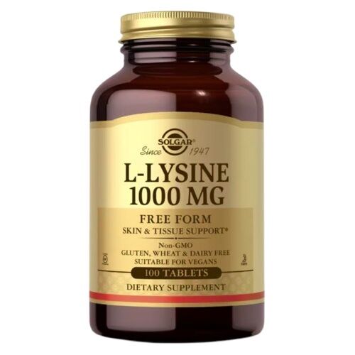 SOLGAR L-lysin 1000 mg (100 tabletter) – Viking Supplements