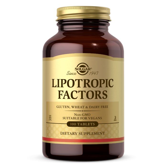 SOLGAR Lipotropiska faktorer (100 tabletter) – Viking Supplements