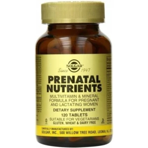SOLGAR Prenatal Nutriens (120 tabletter) – Viking Supplements