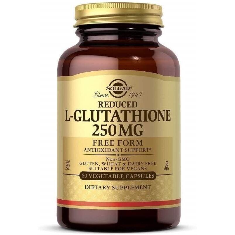 Solgar - Reduceret L-Glutathion 250 mg, 60 kapsler
