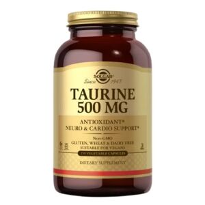 SOLGAR Taurin 500 mg (250 vegetabiliska kapslar) – Viking Supplements