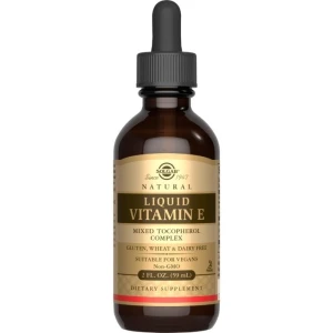SOLGAR Vitamin E Natural Liquid (59 ml / 2 fl. oz.) - Viking Supplements