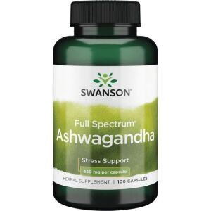 SWANSON Ashwagandha 450 mg 100 kapslar – Viking Supplements