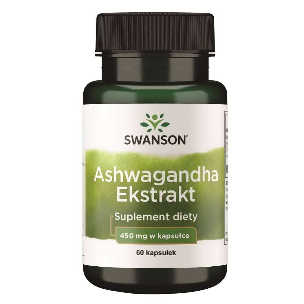 SWANSON Ashwagandha-extrakt 60 kapslar – Viking Supplements